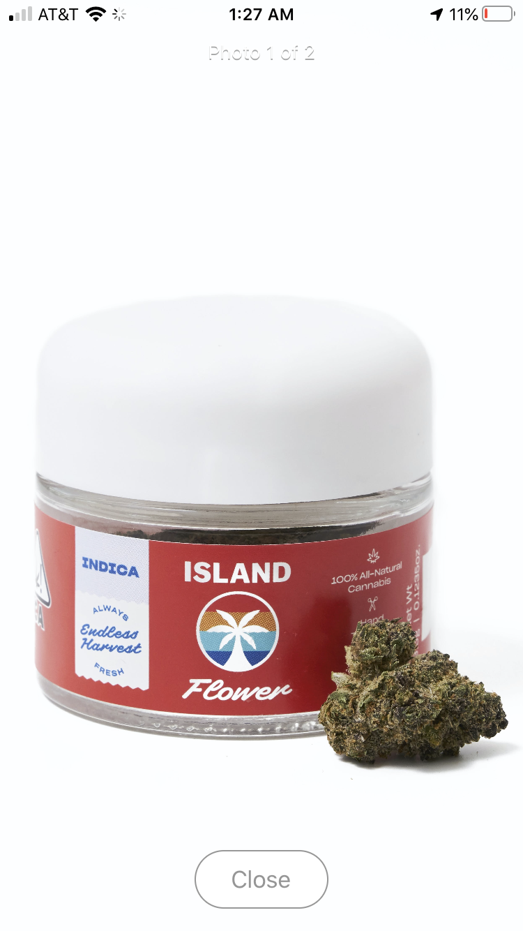 OG Drift Flower Jar (I) by Island Classics Comes with og drift pre-roll