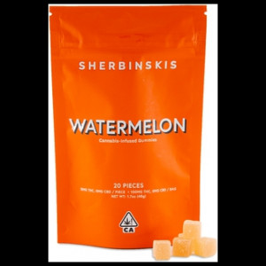 100mg Watermelon Gummies By Sherbinskis