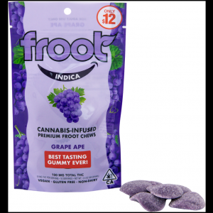 100mg Grape Ape (I) Gummy By Froot